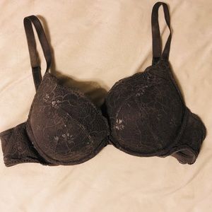 torrid grey lace overlay bra 40C